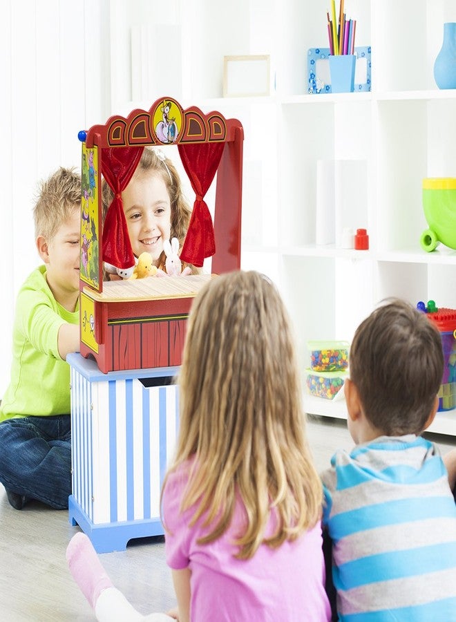 Imagination Generation Wooden Wonders Mother Goose's Tabletop Puppet Theater - Image 4